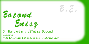botond enisz business card